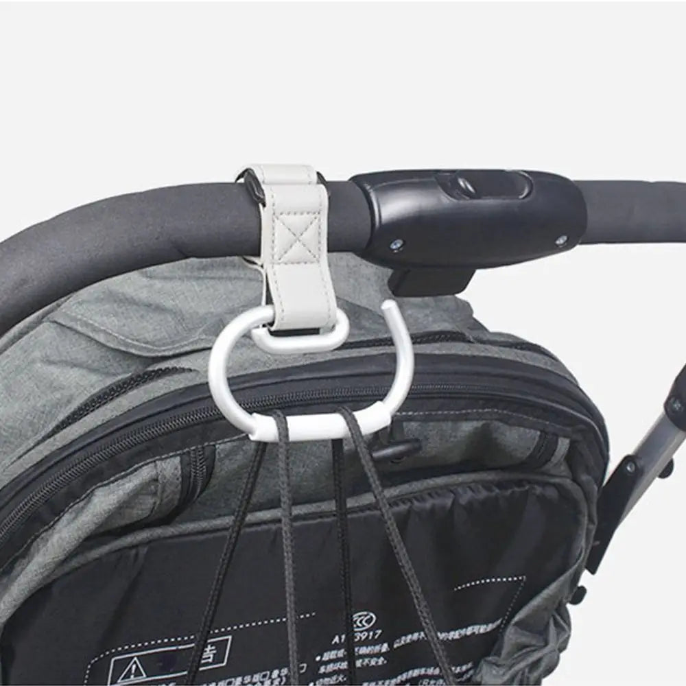 PU Baby Stroller Hooks Solid Color Cart Organizer Hanging Hook Stroller Accessories Cartoon Stroller Accessories Baby