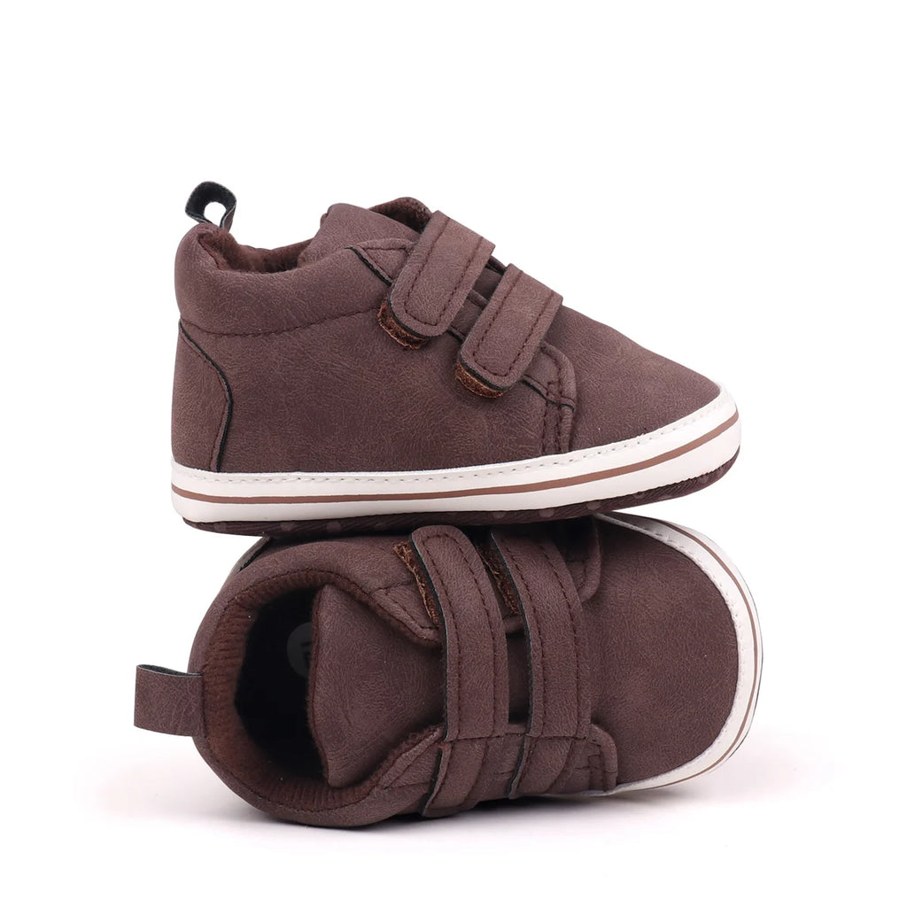 2025Hot Sale Autumn Baby Boys First Walking Indoor Outdoor Toddler Shoes With High Quality TPR Sole For 0-18M Fashionable Design