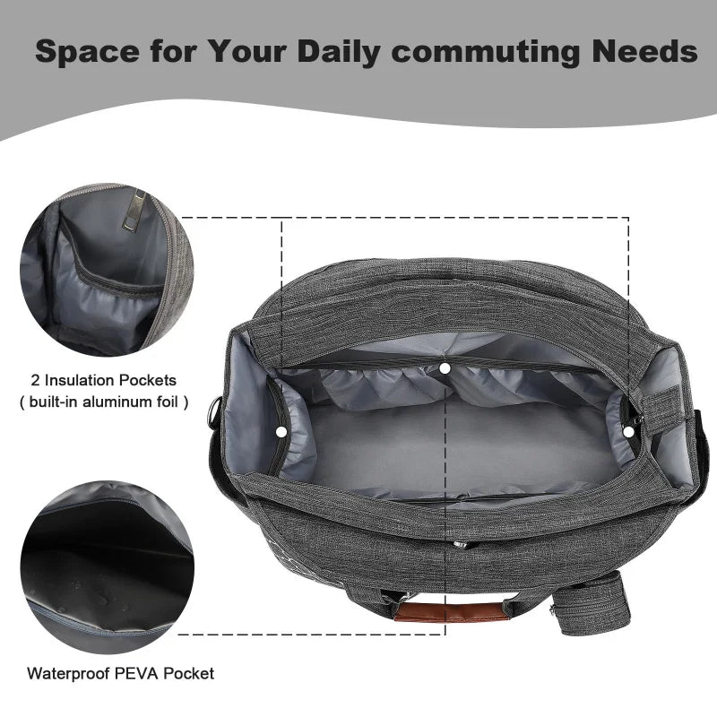 Mother and baby bag, large-capacity multifunctional diaper and bottle storage bag, baby stroller hanging bag