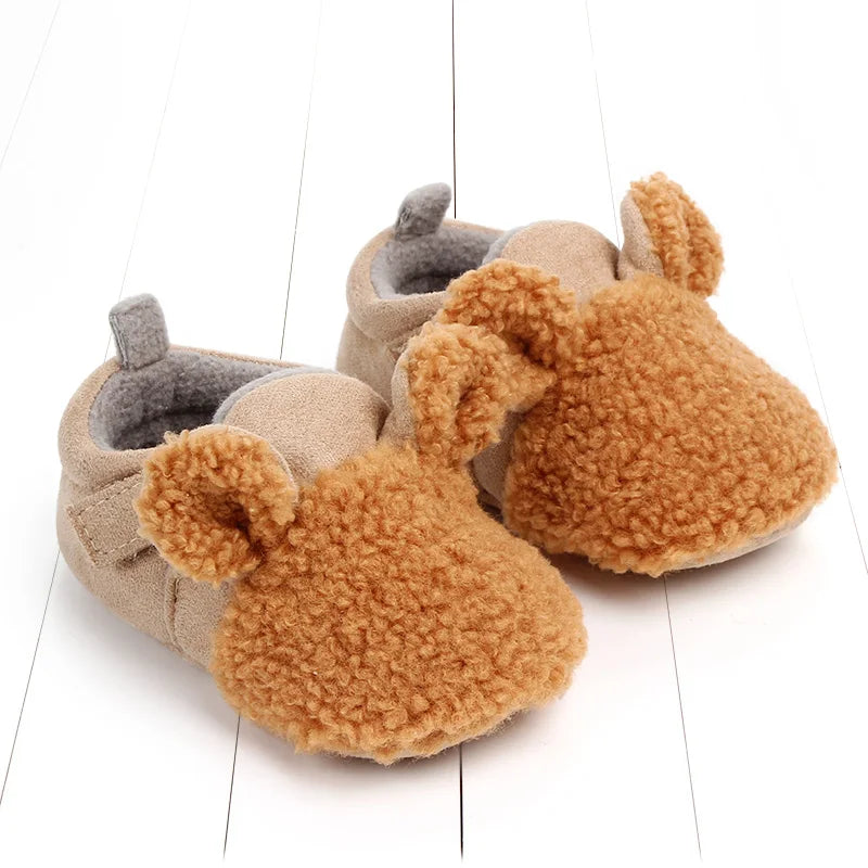 Baby Winter Shoes Cute Animal Ear Soft Cotton Warm and Comfortable for 0-18 Months Boys and Girls 2024 New Fashion  D2028 D2097