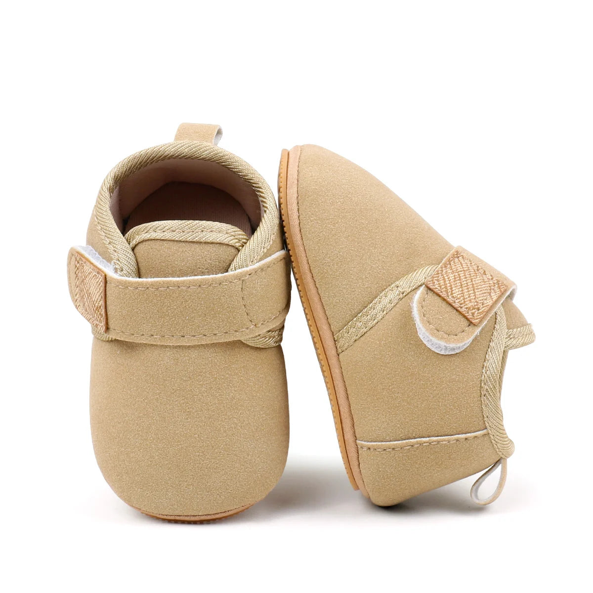 Autumn Solid Color Baby Shoes With Soft Rubber Sole Suitable For Both Boys And Girls Baby-Sized Toddler Walking Shoes
