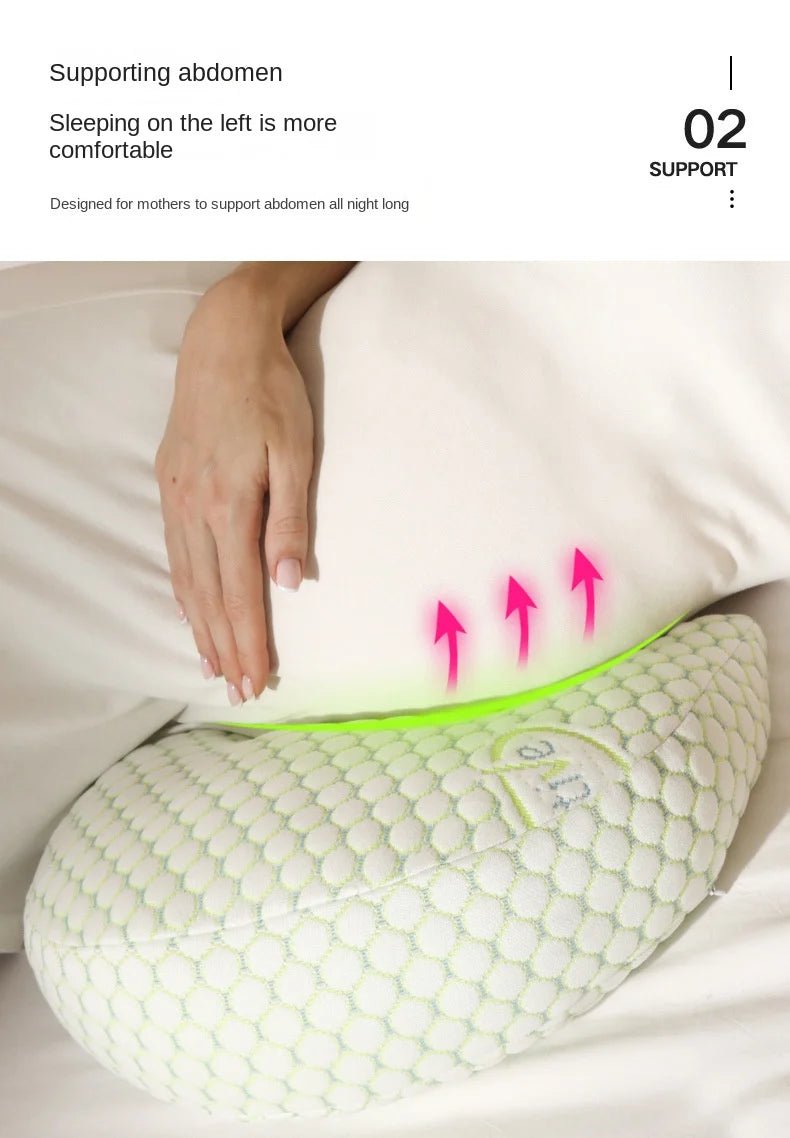 Multi-Color Optional Soft Maternity Pillow Pregnancy Support Cushion for Belly Back And Waist Comfortable Expectant Mother Suppl