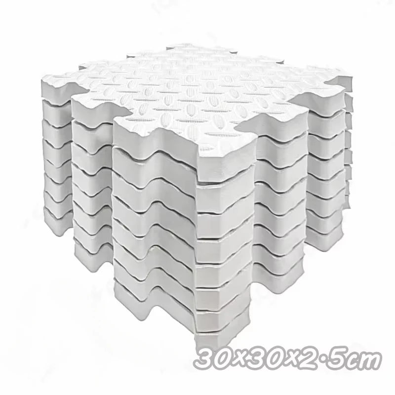 Baby Play Mat 2.5cm Thick 30x30cm Protective Pad For Crawling Activity Gym Soundproof Cushion