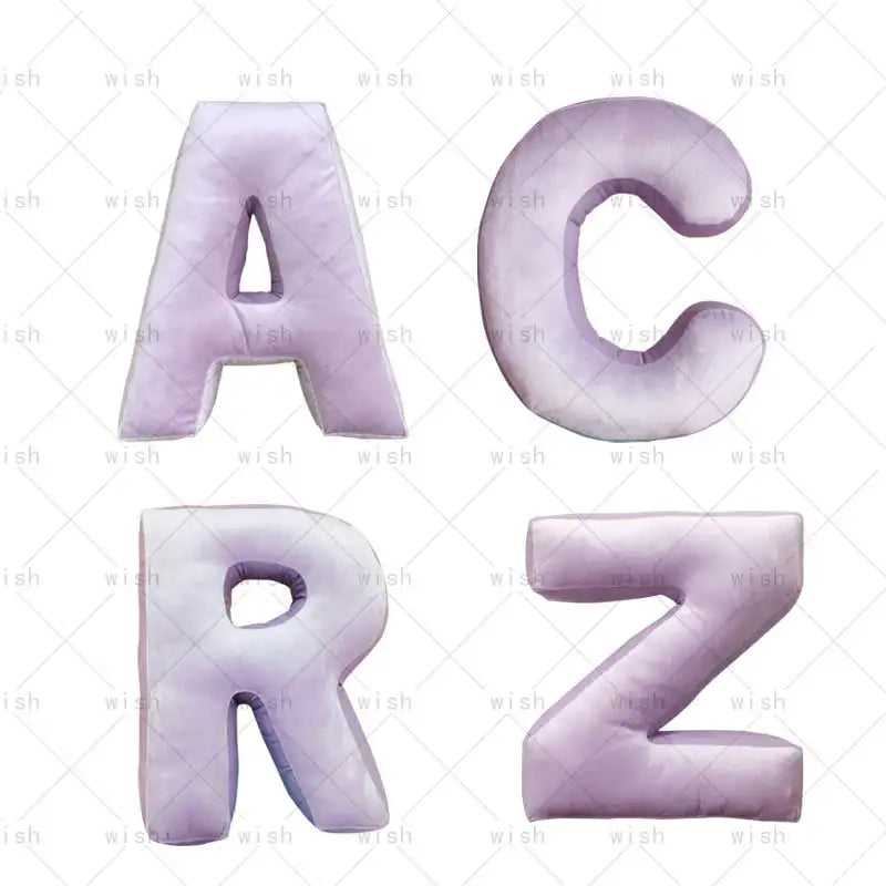 26 Letters Throw Pillow Hand Crafted for Children Decor and Photography Backdrop Prop