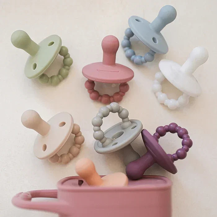 1PCS Baby Silicone Pacifier BPA Free Food Grade Care Product Soft Baby Nipple Soother Pacifier Newborn Nursing Accessories Toys
