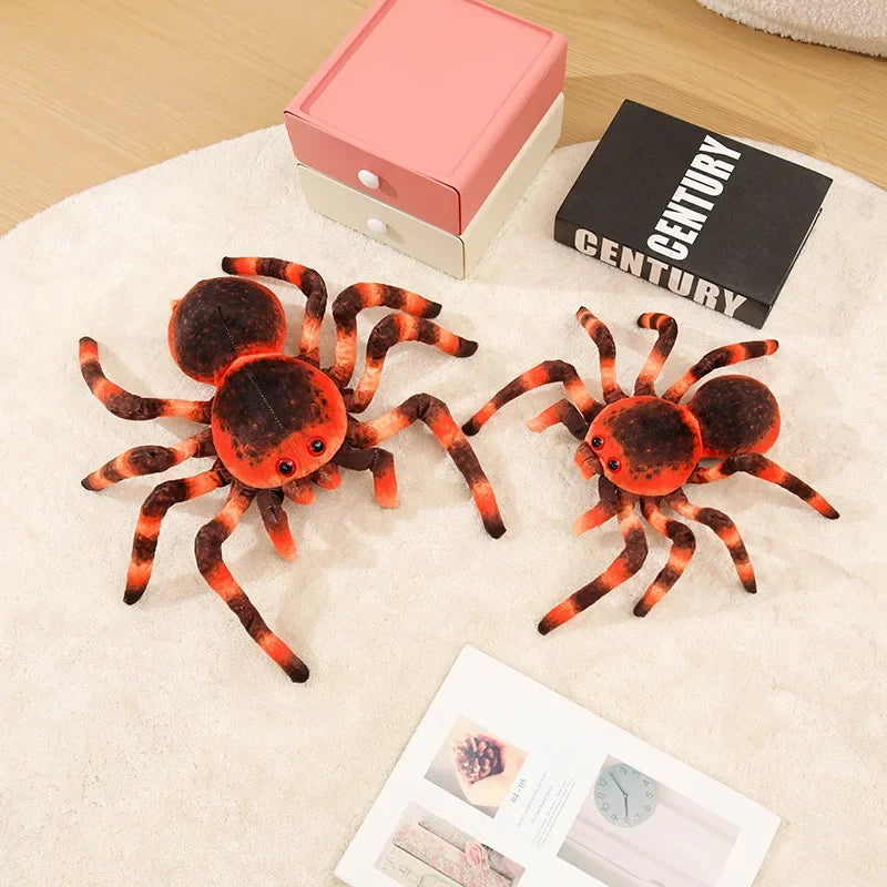 Nice Realistic Tarantula Spider Plush Toy 7 Styles Spooky Stuffed Animal Doll Forhalloween Decor, Prank Gifts And Party Favors