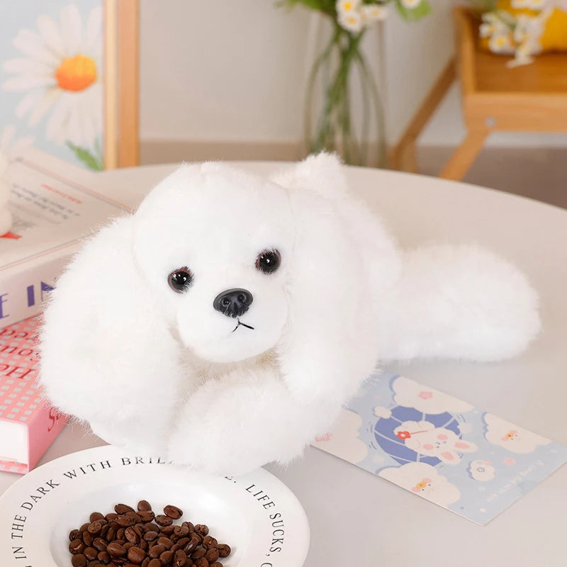 Nice Plsh-030 Black 30cm Lying Dog Plush Pillow Toy for Ages Soft Cuddly Puppy Plush Decor