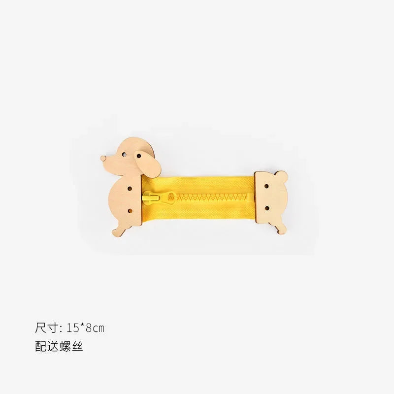 Early DIY Montessori Busy Board Wooden Toy Accessory Educational Toy Unlock Sensory Educational Toy Wooden Game for Children