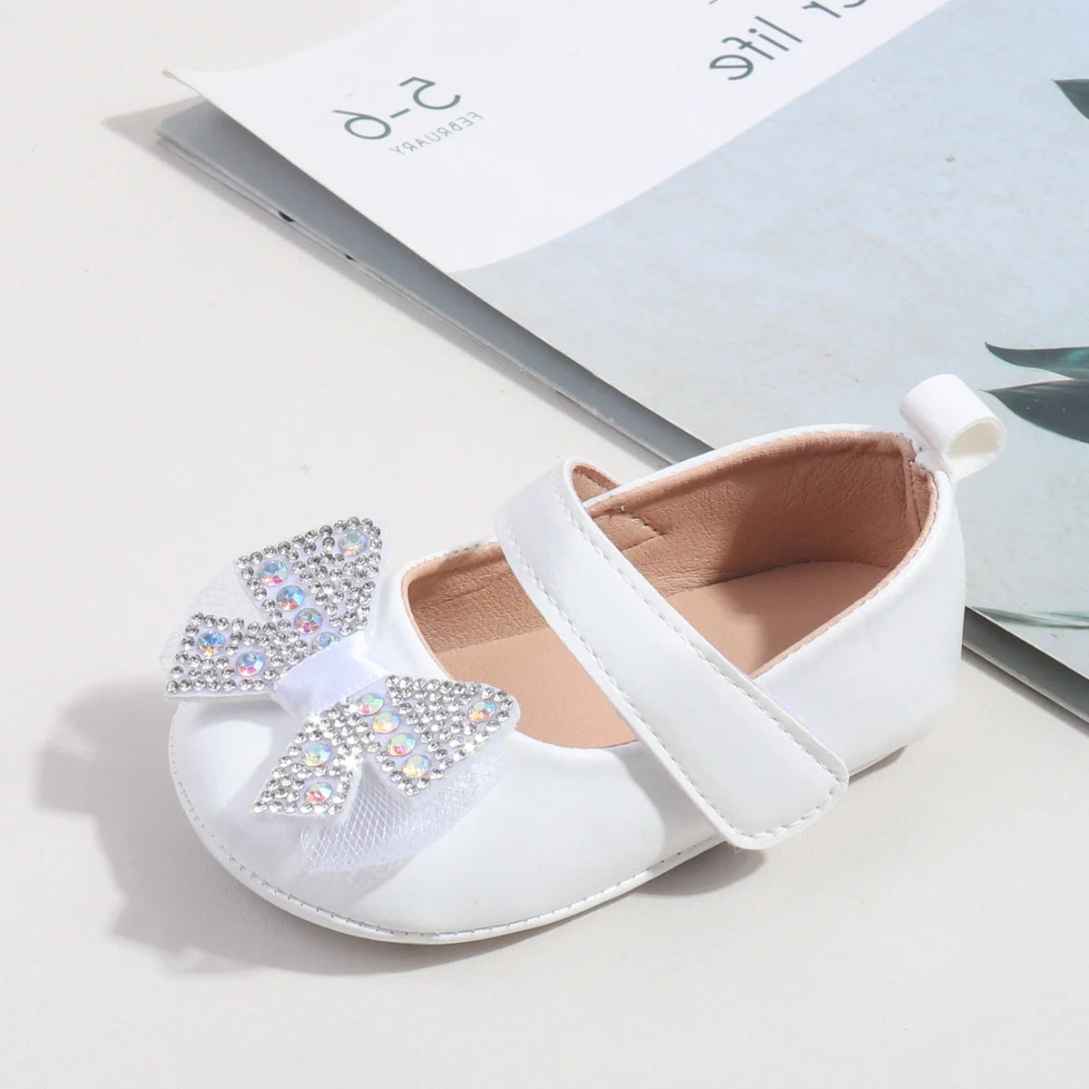 Spring Summer Sweet Shining Girl Princess Dress Shoes Bowknot Design Non-slip Indoor Outdoor Walking Shoes BBW5122