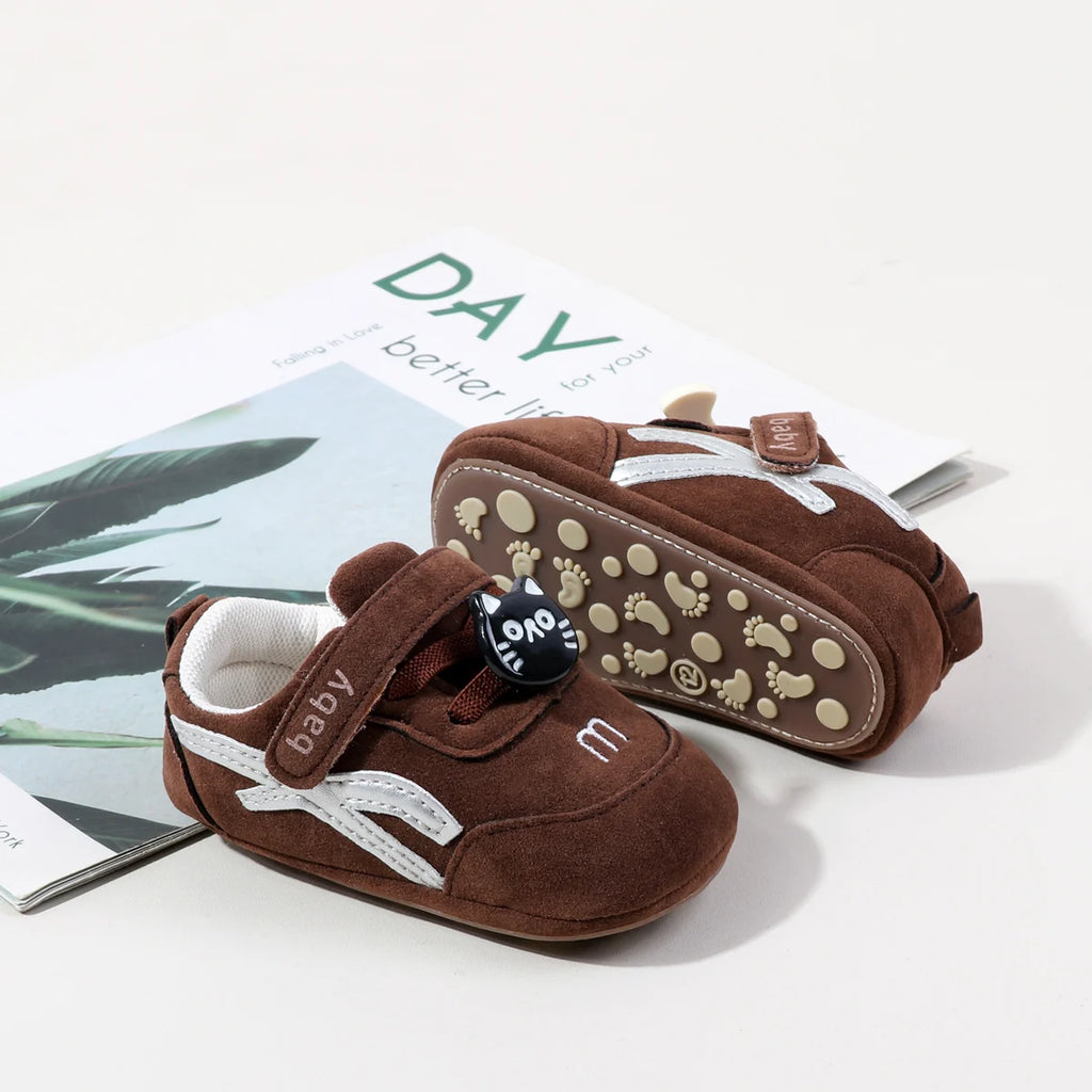Hot Sale Baby Boys And Girls Sprots Sneaker Indoor Outdoor Toddler Shoes For 0-18 Months Baby Unisex Soft And Comfortable Sole