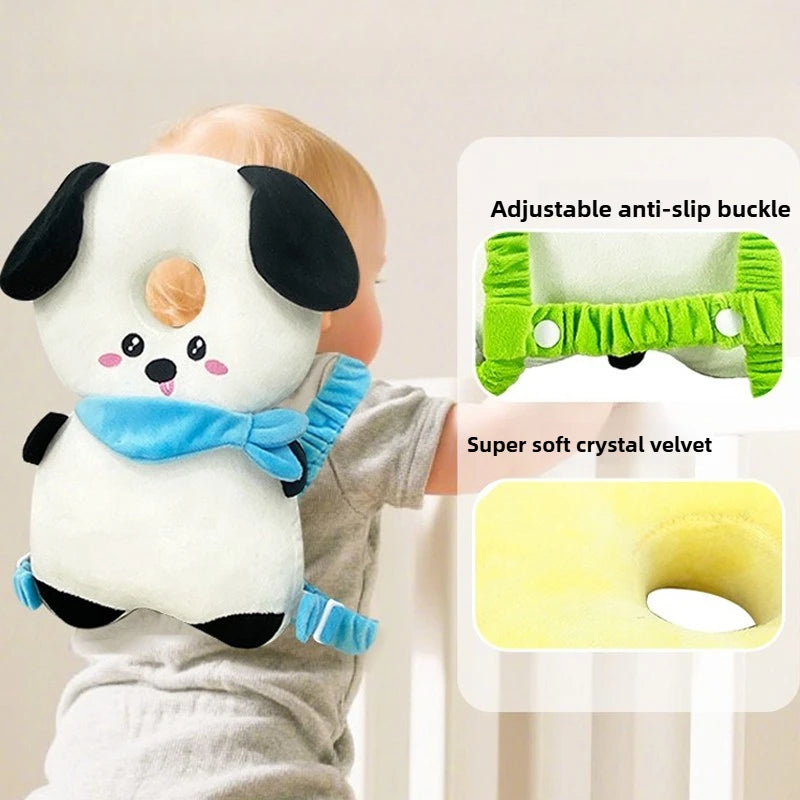 Newborn Headrest Security Pillows Backpack Toddler Baby Head Fall Protection Pad Cushion Cartoon Soft Security Pillows Backpack