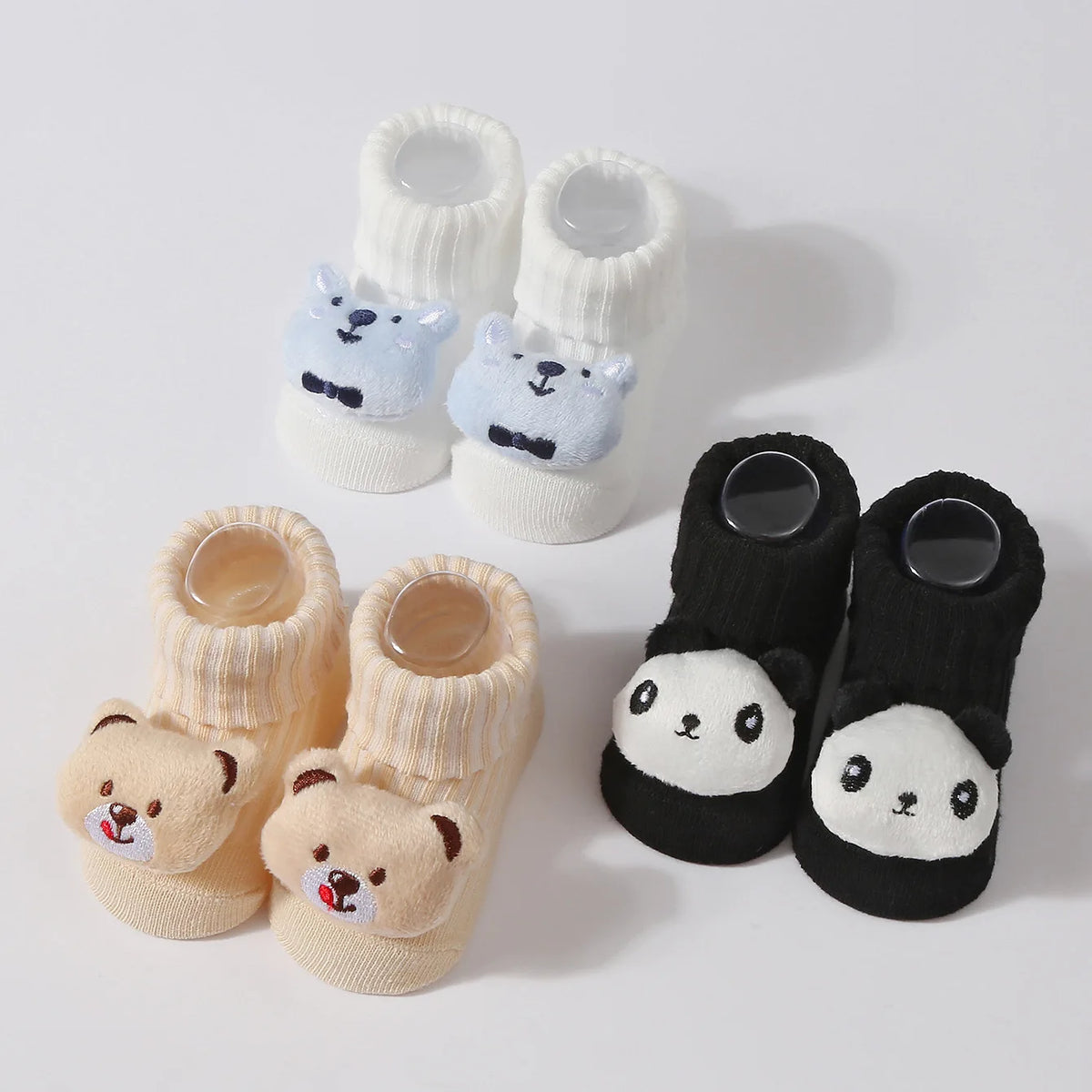 3Pairs/set Baby Socks Girls Boys Newborn Accessories Cartoon Animals Kids Gift Clothes Child Infant Stuff Cotton Breathable Sock
