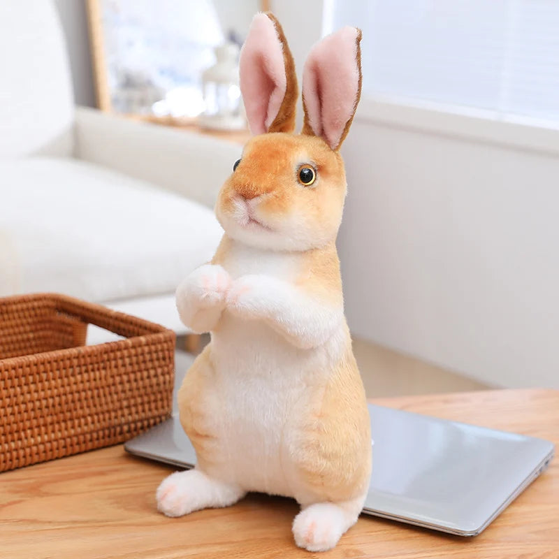 Rabbit Plush Toy Realistic Cute Bunny Plush For Home Decoration And Easter Gift Ideas