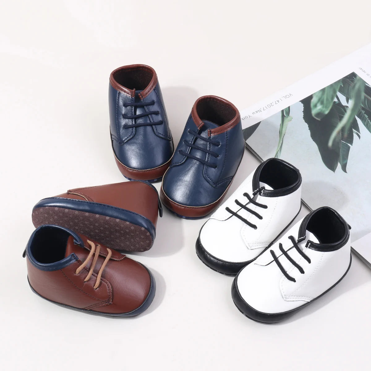 Spring And Autumn Baby Boys And Girls First Walking Toddler Shoes With High Quality TPR Sole For 0-18M Baby Casual Sports Shoes