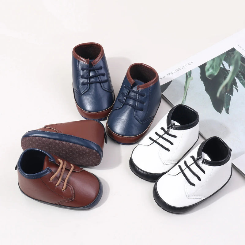 Spring And Autumn Baby Boys And Girls First Walking Toddler Shoes With High Quality TPR Sole For 0-18M Baby Casual Sports Shoes