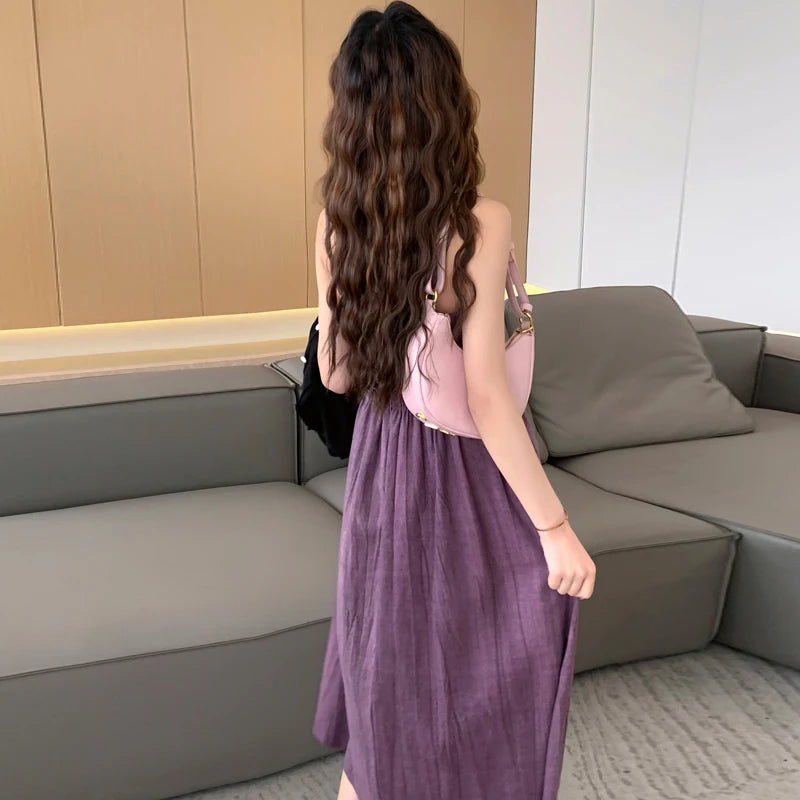 2026 Spring Maternity Dress Suits Long Sleeve Cardigans Strap Dress Twinset Pregnant Woman Clothing Set