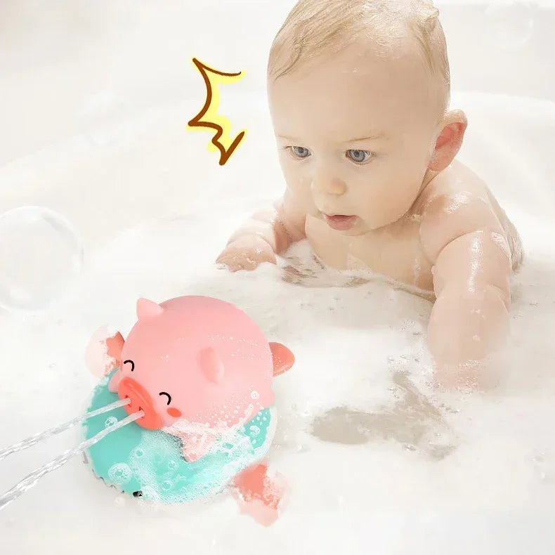 Bathtub Squirt Toys, Floating Squeeze & Spray Animal Toys for Kids, Fun Bath Time & Pool Water Play Set for Toddlers