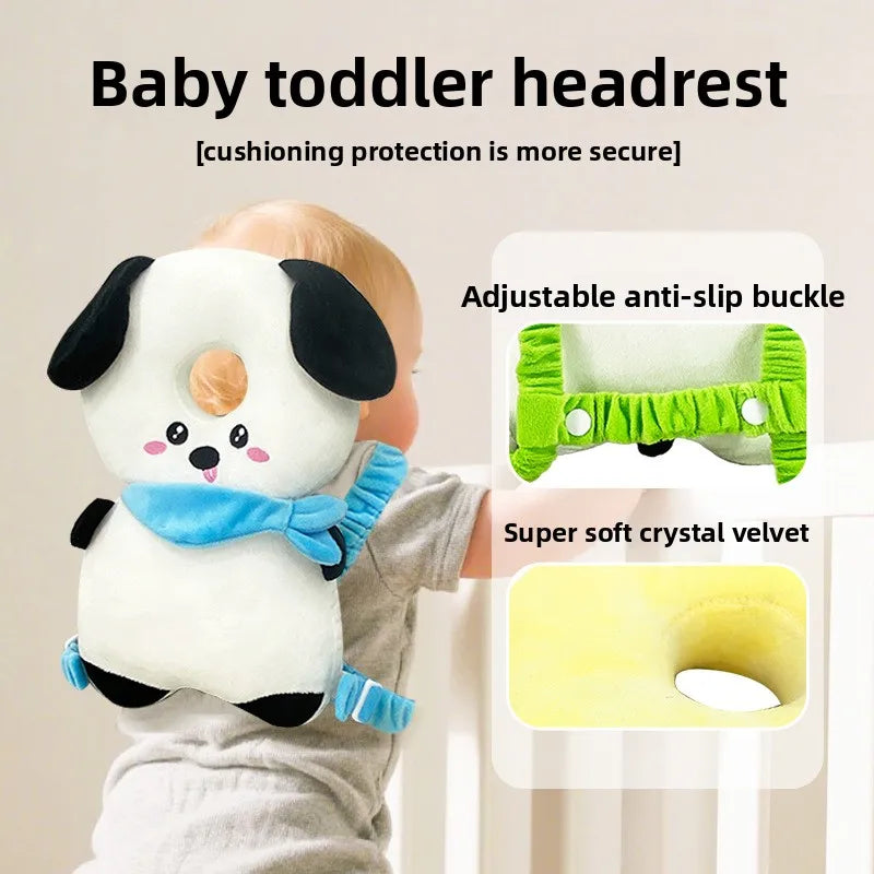 Newborn Headrest Security Pillows Backpack Toddler Baby Head Fall Protection Pad Cushion Cartoon Soft Security Pillows Backpack