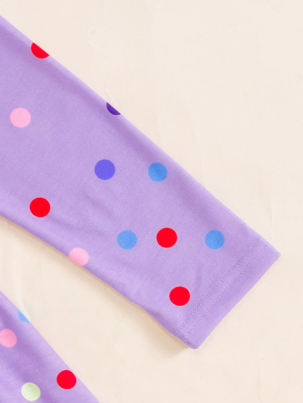 4-7 Year Children Girls Spring  Autumn Dress Rainbow Polka Dot Long sleeves Dress Girl  Fashionable Clothing
