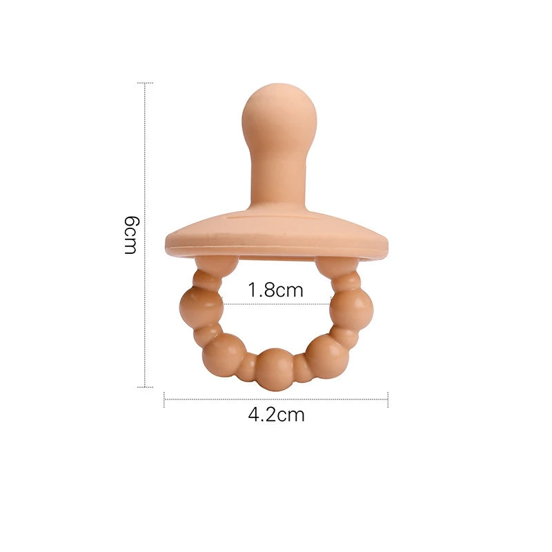 1PCS Baby Silicone Pacifier BPA Free Food Grade Care Product Soft Baby Nipple Soother Pacifier Newborn Nursing Accessories Toys