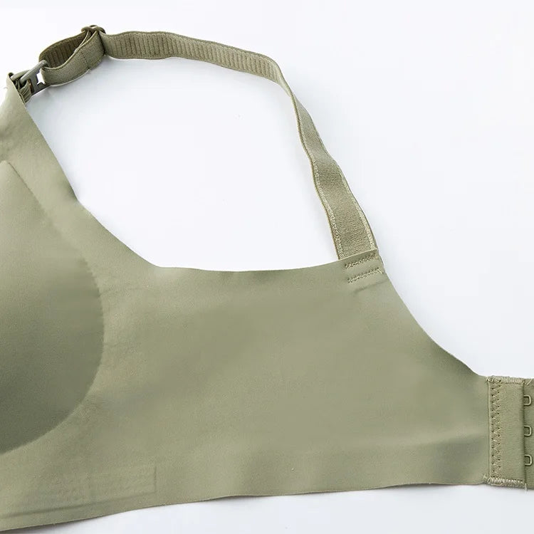 Ultra Thin Laser Cutting Ladies Feeding Bra Removable Padded Breastfeeding Bras Plus Size Push Up Maternity Nursing Bra