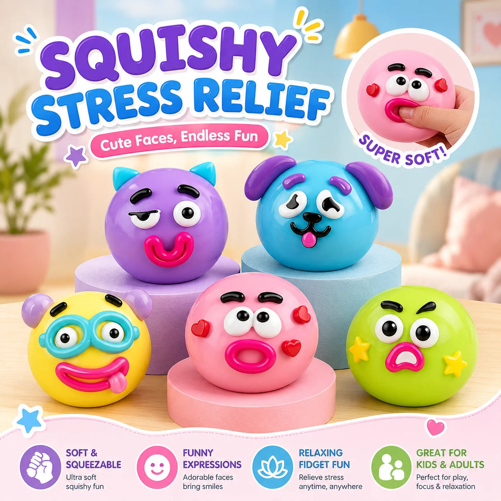 2026 NEW Smushers Squishy, Curiosities Dog Face Swap Squishy Toy, Soft Moldable Cute Slow Rise Squeeze Toy Adult Fun gifts toy