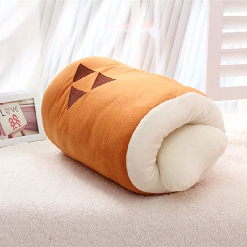 Hot Monster Hunter Huge Grilled Meat Pillow Plush Barbecu with Big Bone Stuffed Toy Children's Christmas Home Decoration Gift