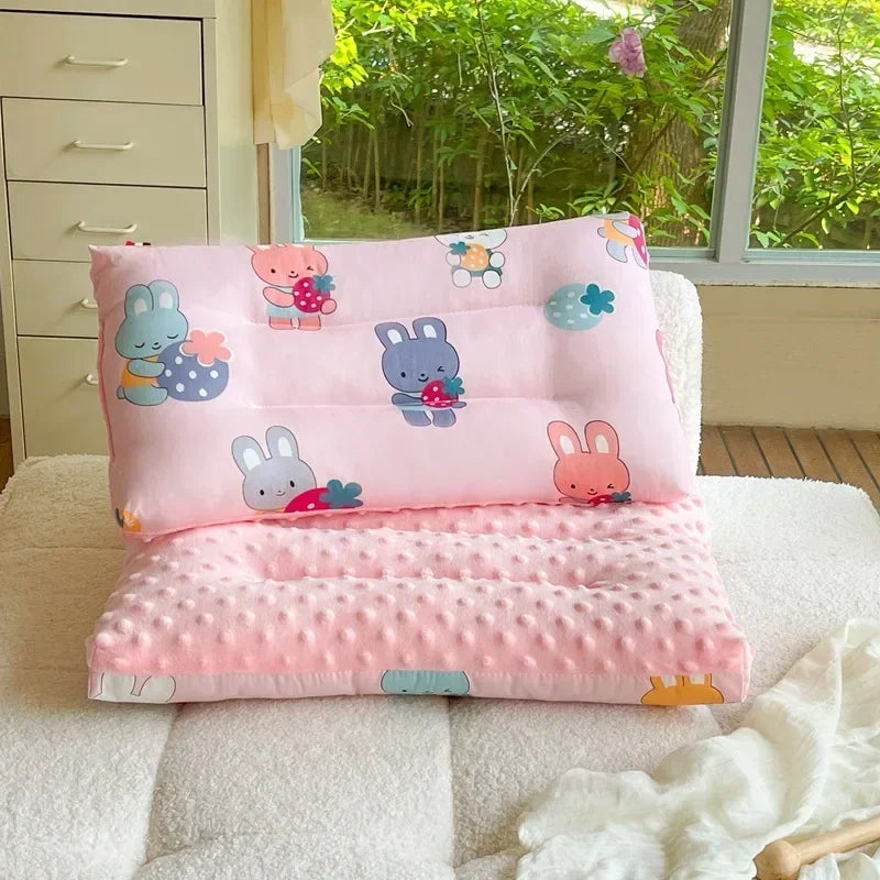 Soft baby pillow Comfortable velvet newborn pillow Baby sleep headrest Breathable baby pillow Mom's Love