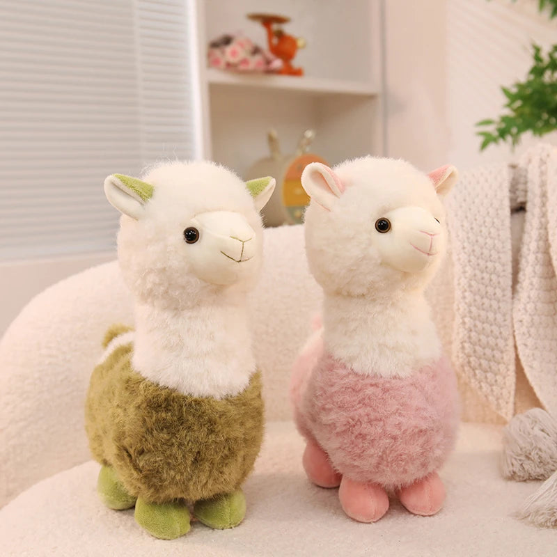 Hot Sale 30cm New Alpaca Plush Toy 3 Colors Cute Animal Doll Soft Cotton Stuffed Doll Home Office Decor Kids Girl Birthday Gift