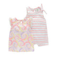 Cartoon Cute Newborn Girl Bodysuits Summer Baby Girl 2-Piece Sleeveless Onesies Fashion Infant Clothes