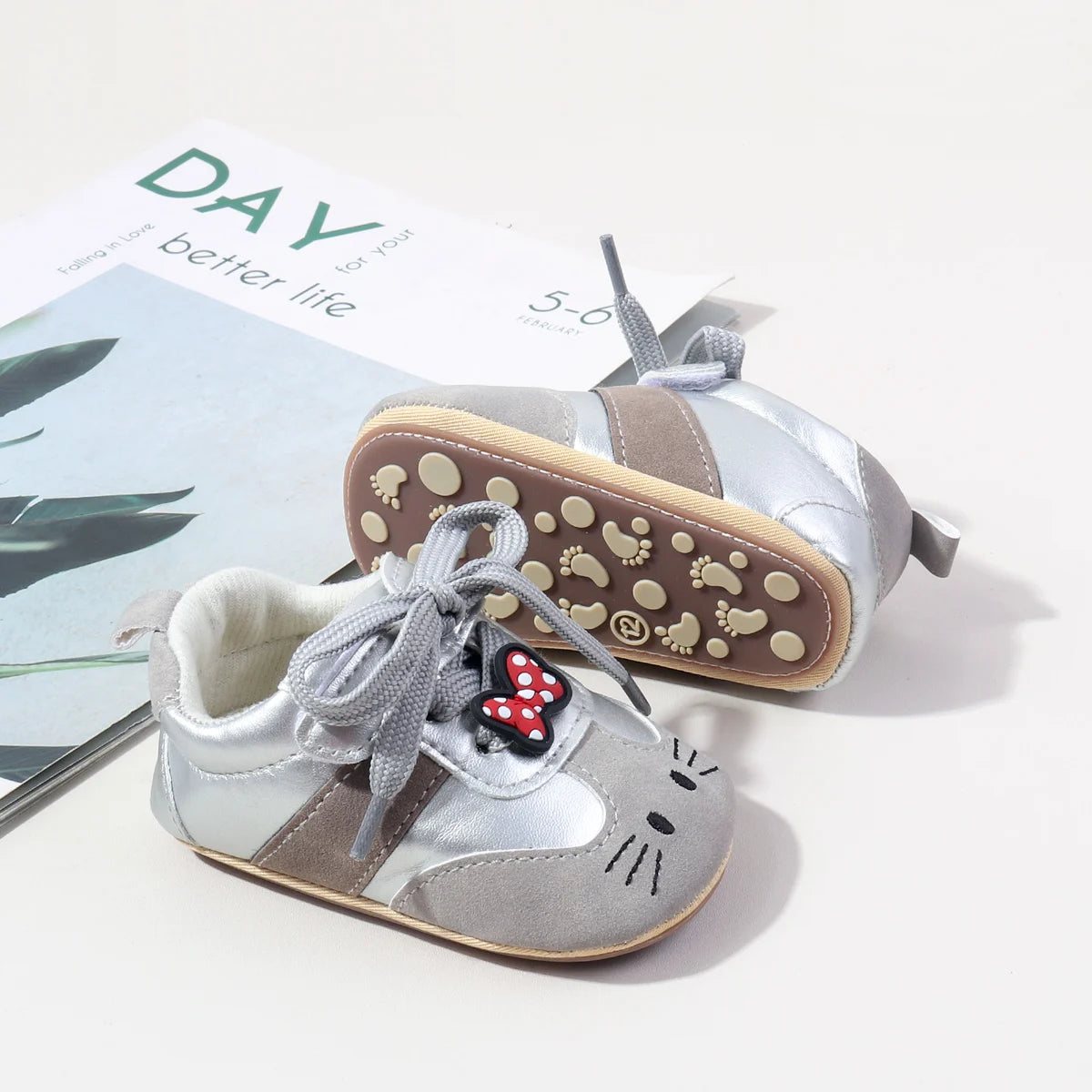 New Design Baby Girls First Walking Toddler Shoes Spring And Autumn Baby Indoor Outdoor Sneaker With High Quality PU Leather