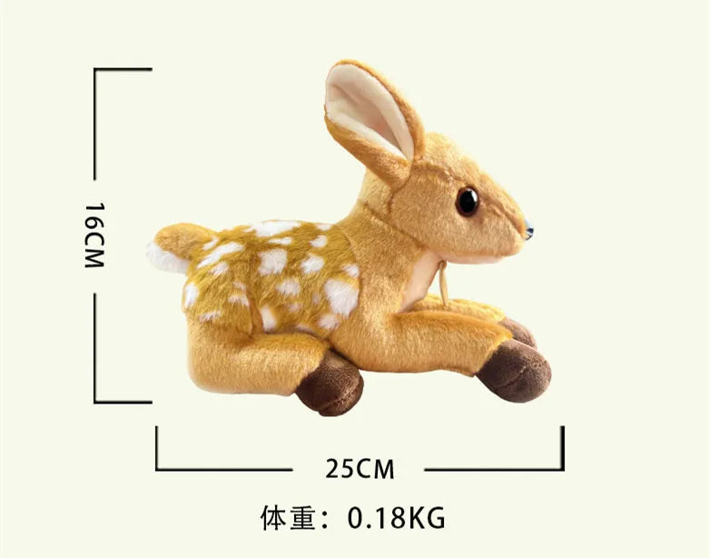 25cm Kawaii Giraffe Plush Toy Stuffed Soft Giraffe Doll for Kids Lovely Deer Room Decor Birthday Gift