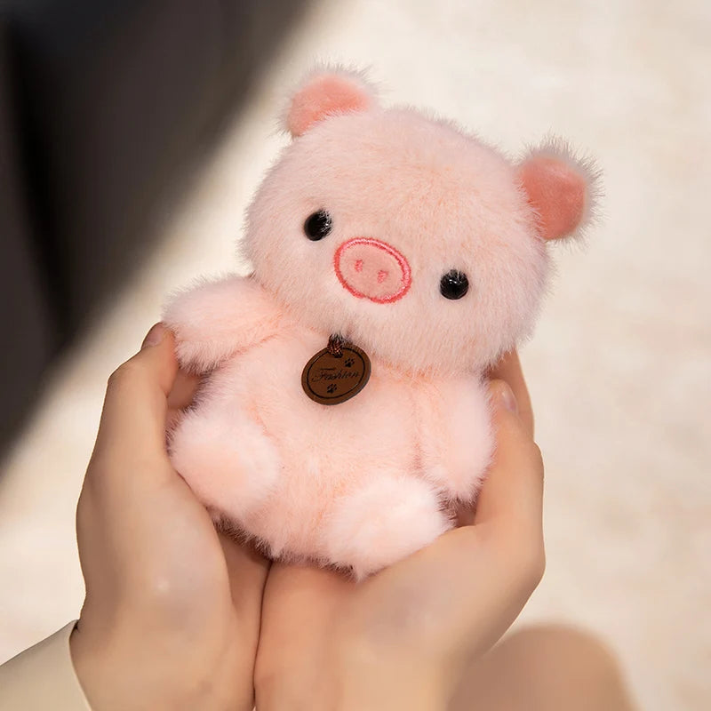 Soft Plush Cute Animal Pendant Dolls - Panda Fox Sloth Cat Dinosaur Bunny Capybara Pig Stuffed Toys for Children Gifts