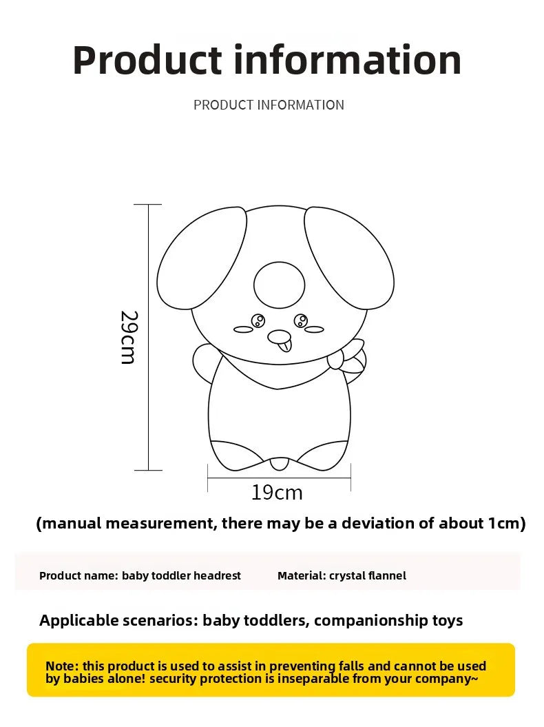 Newborn Headrest Security Pillows Backpack Toddler Baby Head Fall Protection Pad Cushion Cartoon Soft Security Pillows Backpack