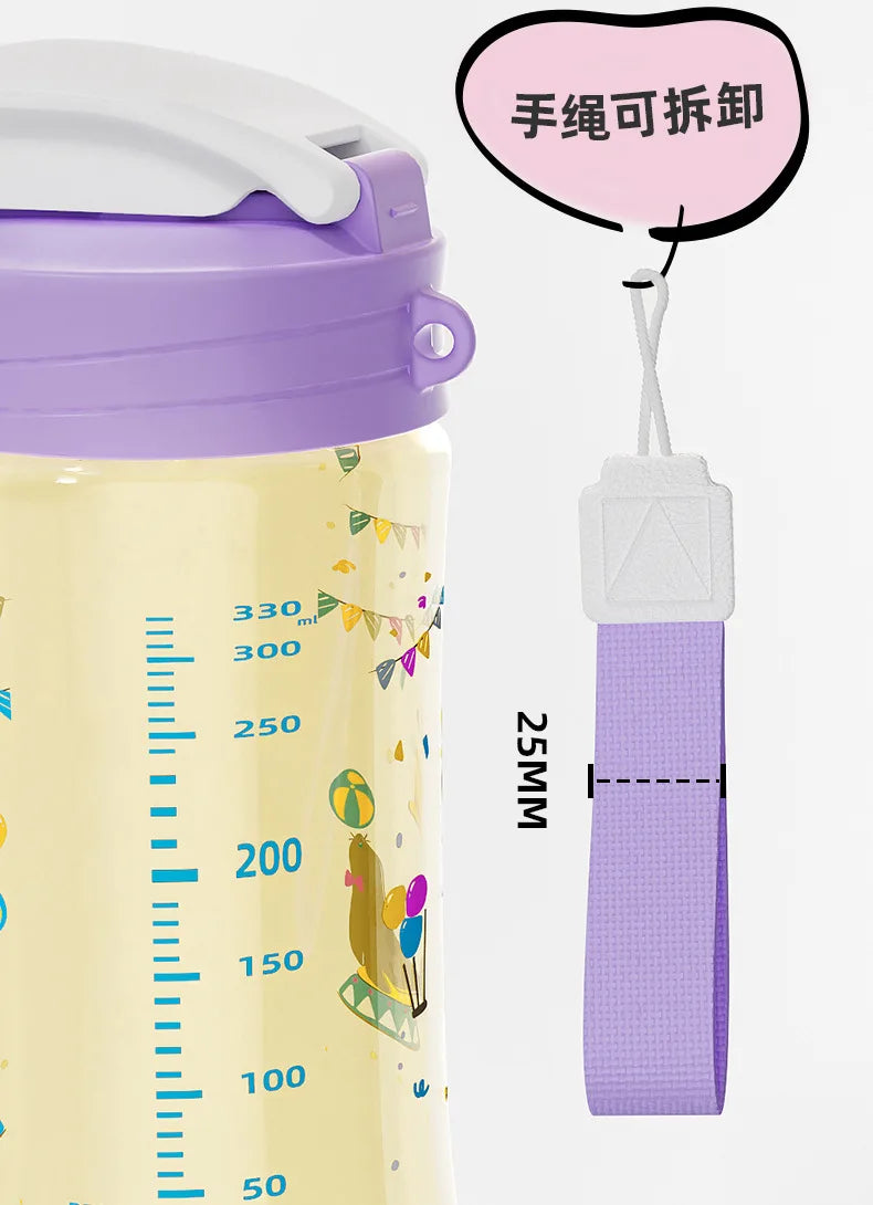 Suitable for third-generation pigeon bottle conversion, cup lid, pigeon handle/wide caliber straight drinking straw,gravity ball