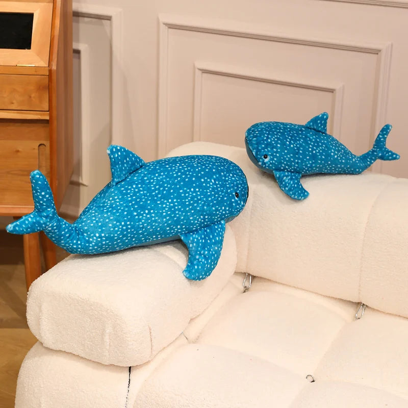 Lovely Whale Plush Toys Stuffed Soft Animal Blue Whale Dolls Kawaii Toy for Birthday Christmas Gift