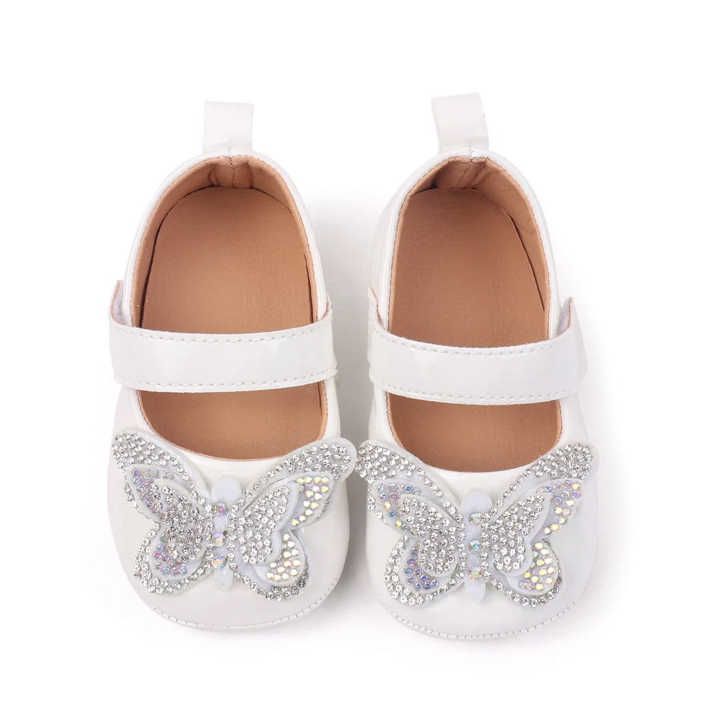 2025 Baby Girls Princess Pre-walking Indoor Outdoor Toddler Shoes With Comfortable TPR Sole and Fashion Design For 0-18M BBW5121