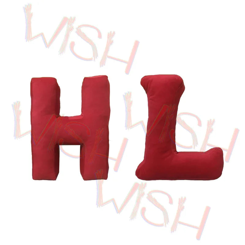 26 Letters Throw Pillow Hand Crafted for Children Decor and Photography Backdrop Prop