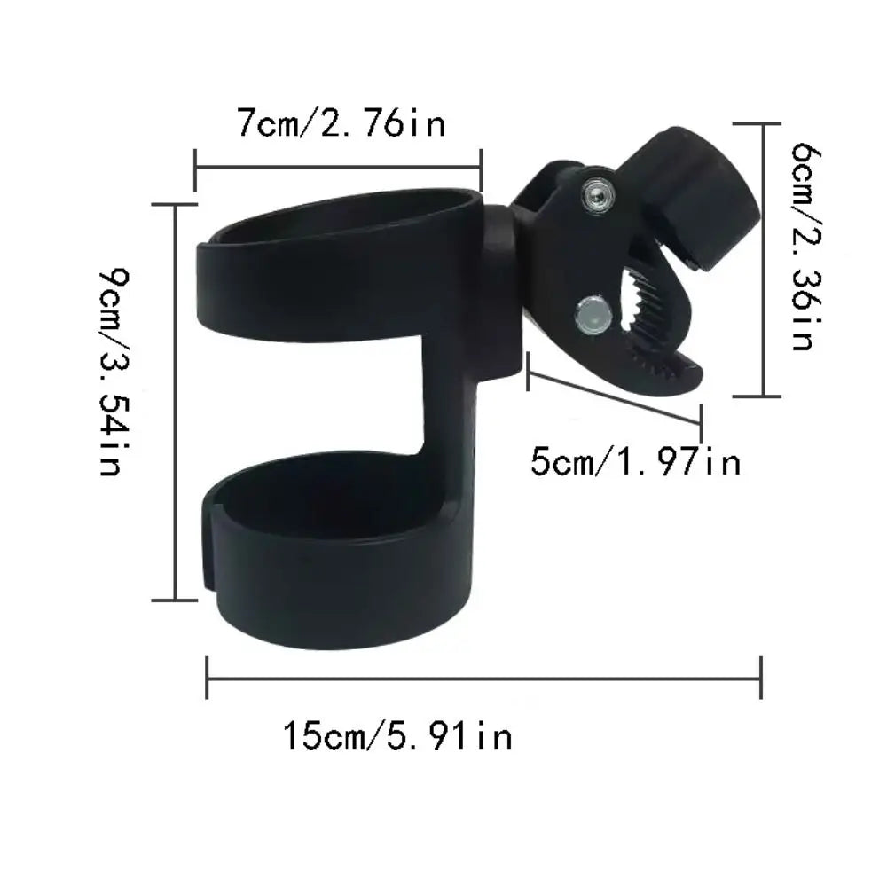 Baby Pram Baby Stroller Cup Holder Anti-Slip Multi-function Bicycle Water Bottle Holder Pushchair Accessories 360° Rotate
