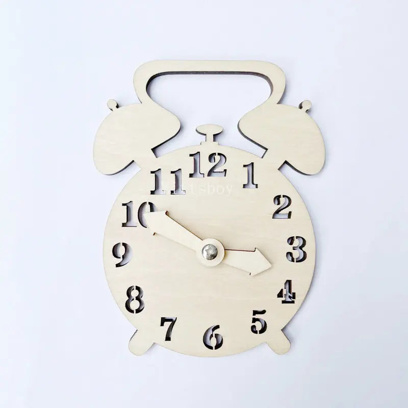 Baby Montessori Wooden Busy Board Educational Toy For Children Guinea Pig Dinosaur Clock Pattern GP01