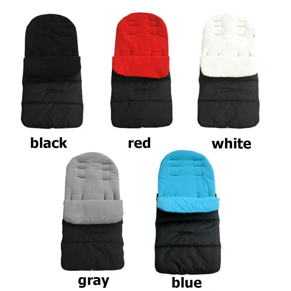 Winter Portable Warm Footmuff Carriage Mat Foot Cover Thick Cushion Sleepsacks Stroller Sleeping Bag