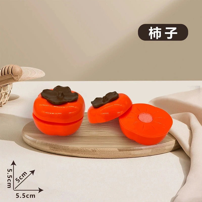 Chechele Montessori Simulation Educational Toy Set For Pretend Play Food Vegetables Fruits Bread Model Che-122