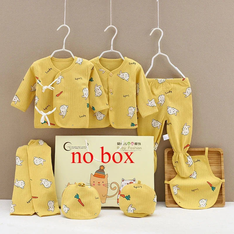 Newborn Baby Boy And Baby Girl Clothes 7pc Gift Set