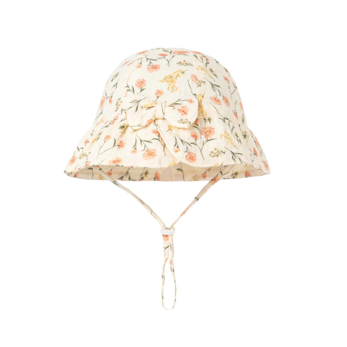 100 Percent Cotton Baby Bucket Hat Sun Protection 50cm Soft Skin Friendly Preschool Hat