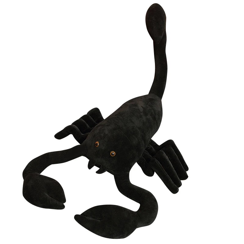 Lifelike Big Size Black Scorpion Plush Toys Simulation Pet Animal Creative Dolls Stuffed Toys For Christmas Birthday