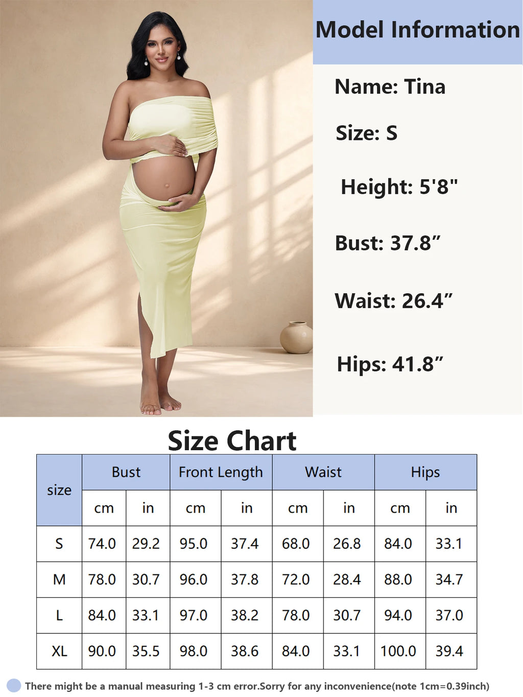 Maternity Sexy Off Shoulder Photography Outfit Cut Out Belly See Through Mid Dress for Photoshoot