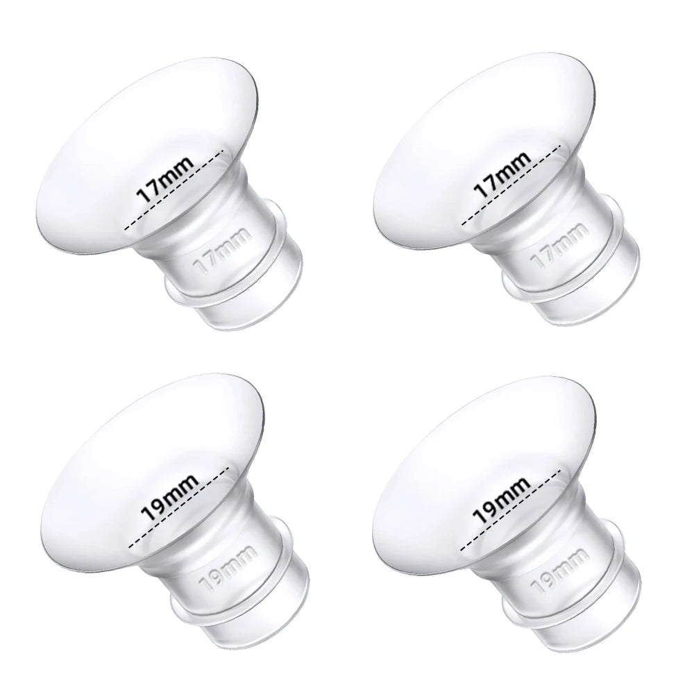 12/13/14/15/16/17/18/19/20/21/22mm Breast Pump Funnel Inserts Plug-in Different Caliber Size Converter Small Nipple Horn Adapter
