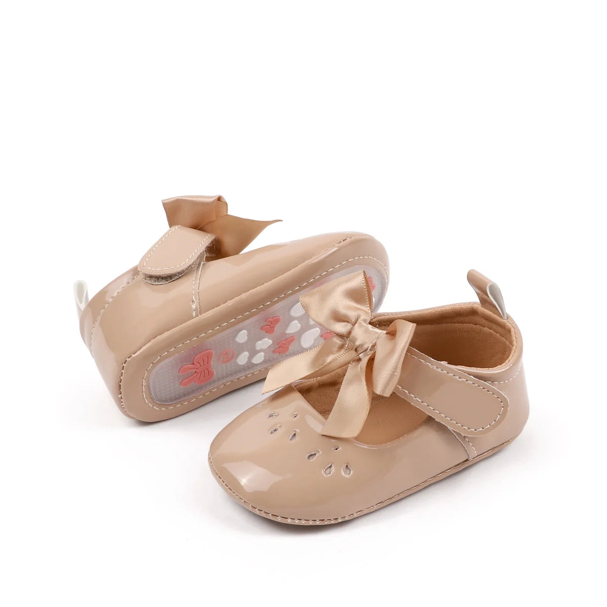 Casual Cute Solid Color Home Shoes For Baby Girls Lightweight Non-slip Walking Shoes For Indoor Spring And Summer Anti slip