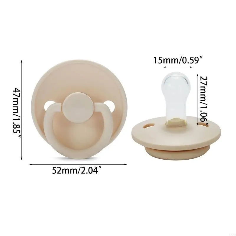Baby Silicone Pacifier Soother BPA 6-18 Months Old for Baby Girls Boys Sleepy Outdoor Dummy Pacifier