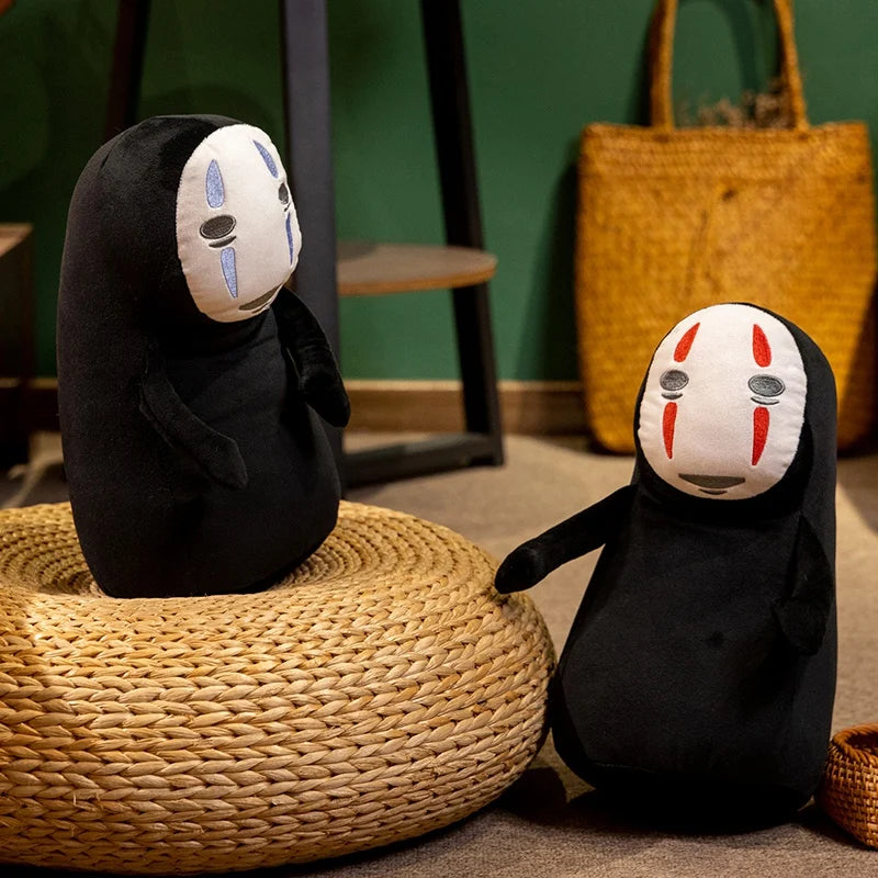 Japanese Anime No Face Man Stuffed Plush Toy Soft Figure Doll Home Decor Birthday Gift Intresting Movie Character Collectible